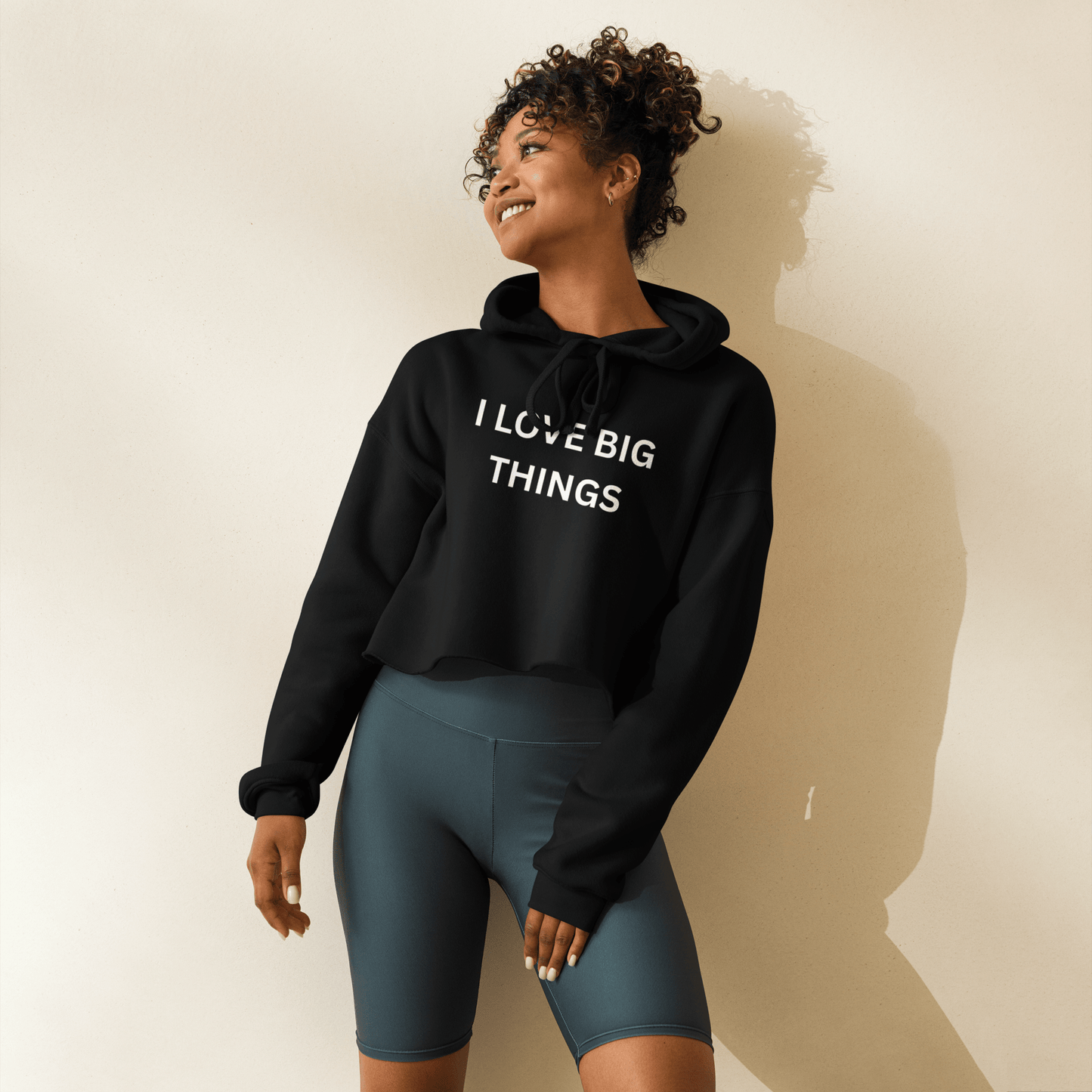 black crop hoodie sweatshirt - Stop and Shop 24