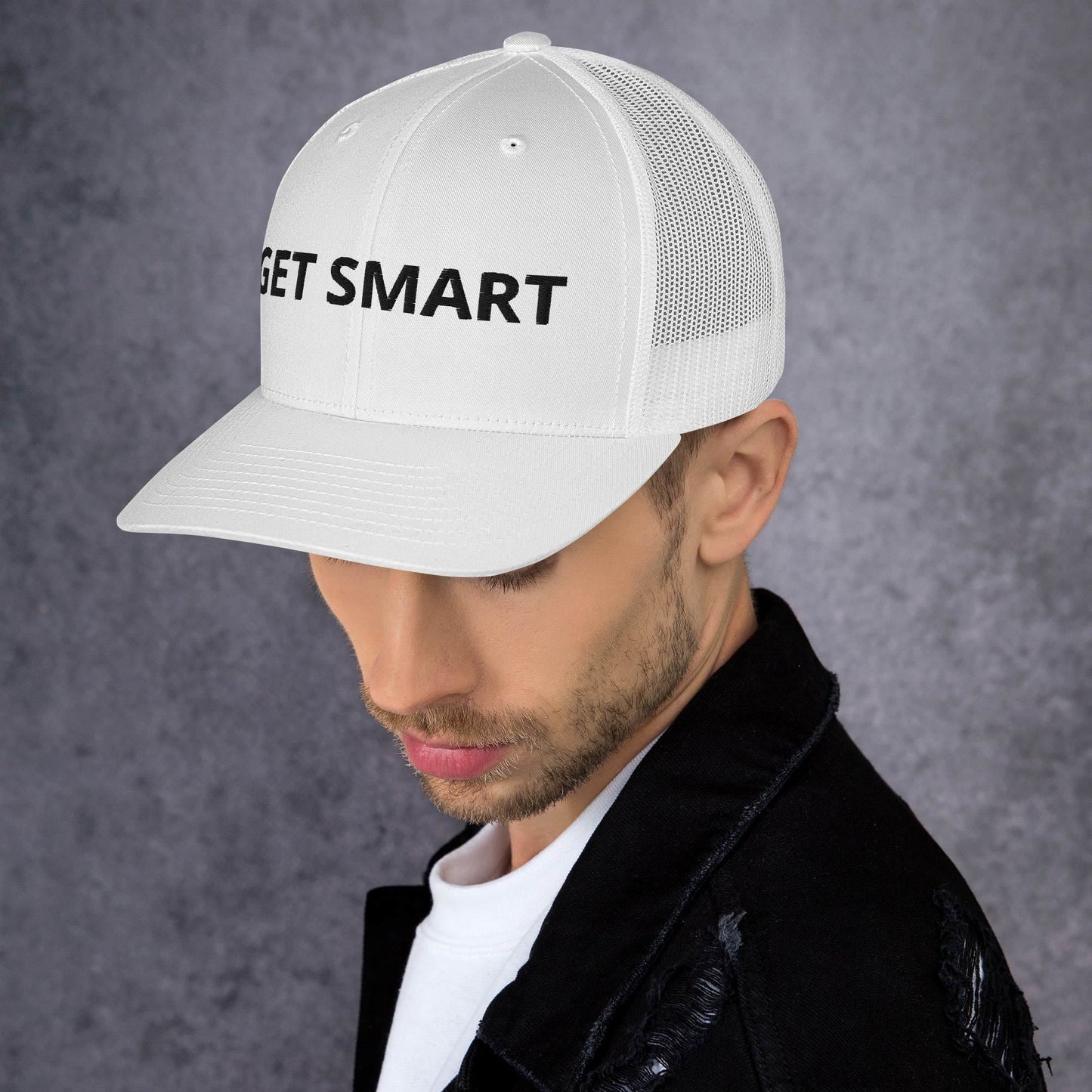 get smart Trucker Cap - Stop and Shop 24