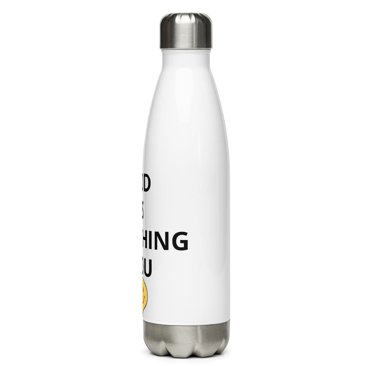 God is watching you Stainless steel water bottle - Stop and Shop 24