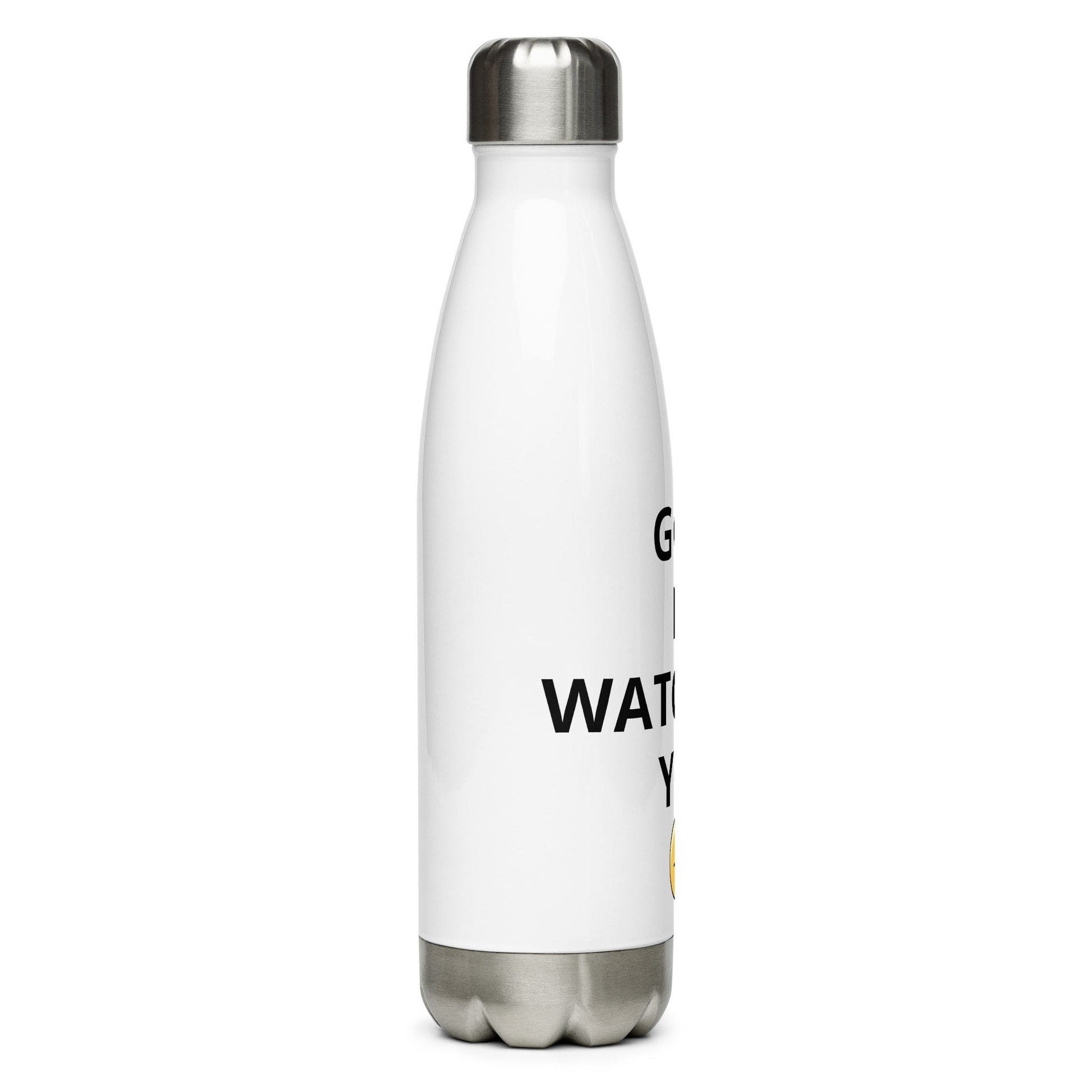 God is watching you Stainless steel water bottle - Stop and Shop 24