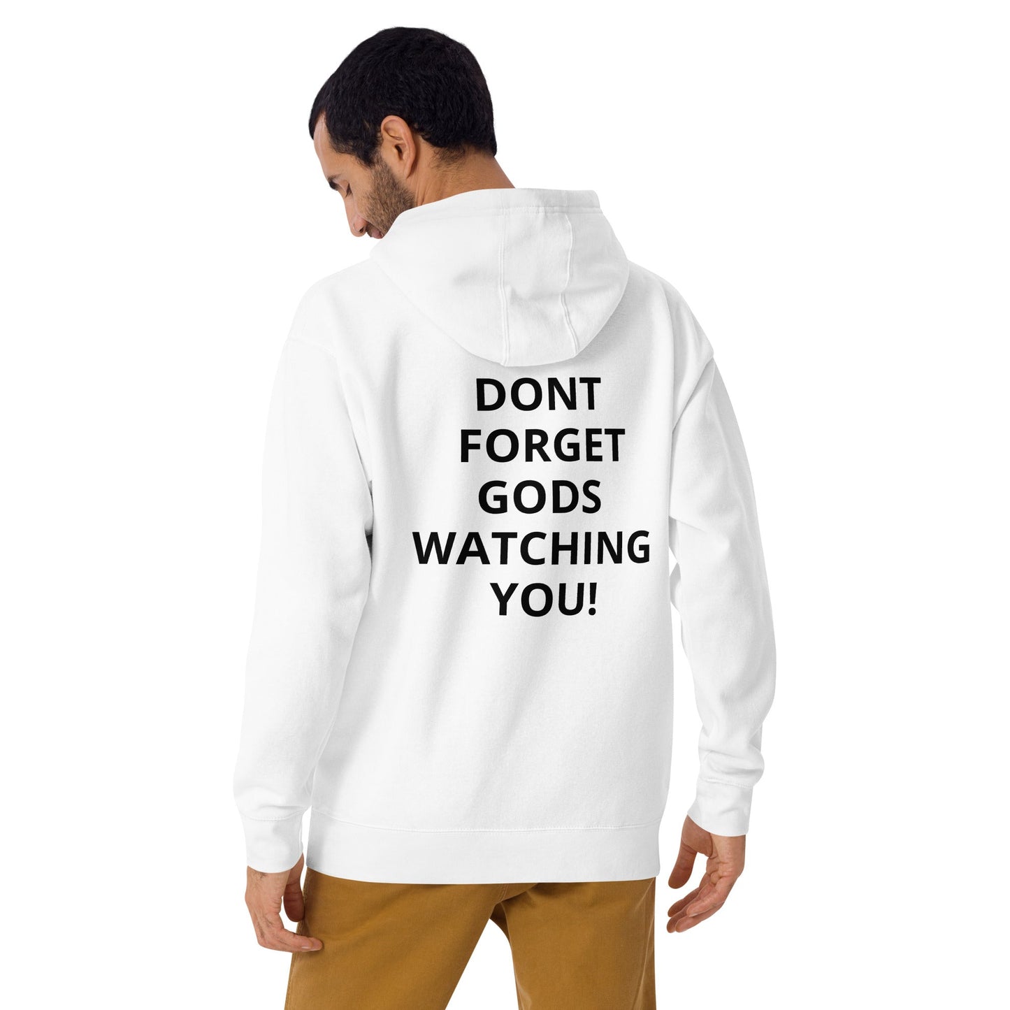 you know God's watching you! Hoodie - Stop and Shop 24