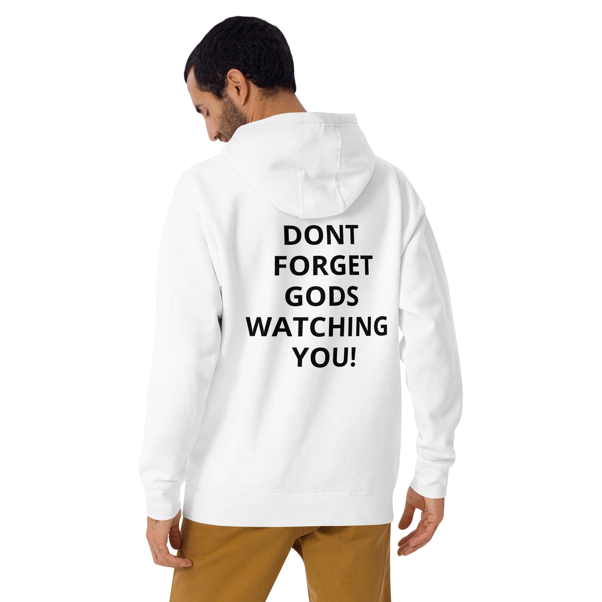 you know God's watching you! Hoodie - Stop and Shop 24