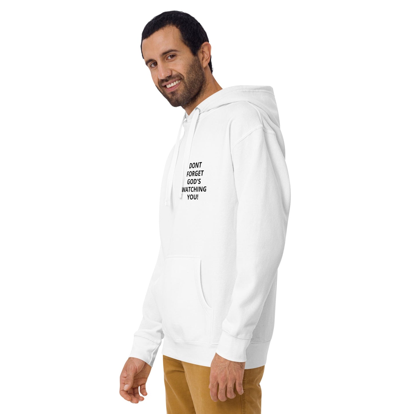 you know God's watching you! Hoodie - Stop and Shop 24