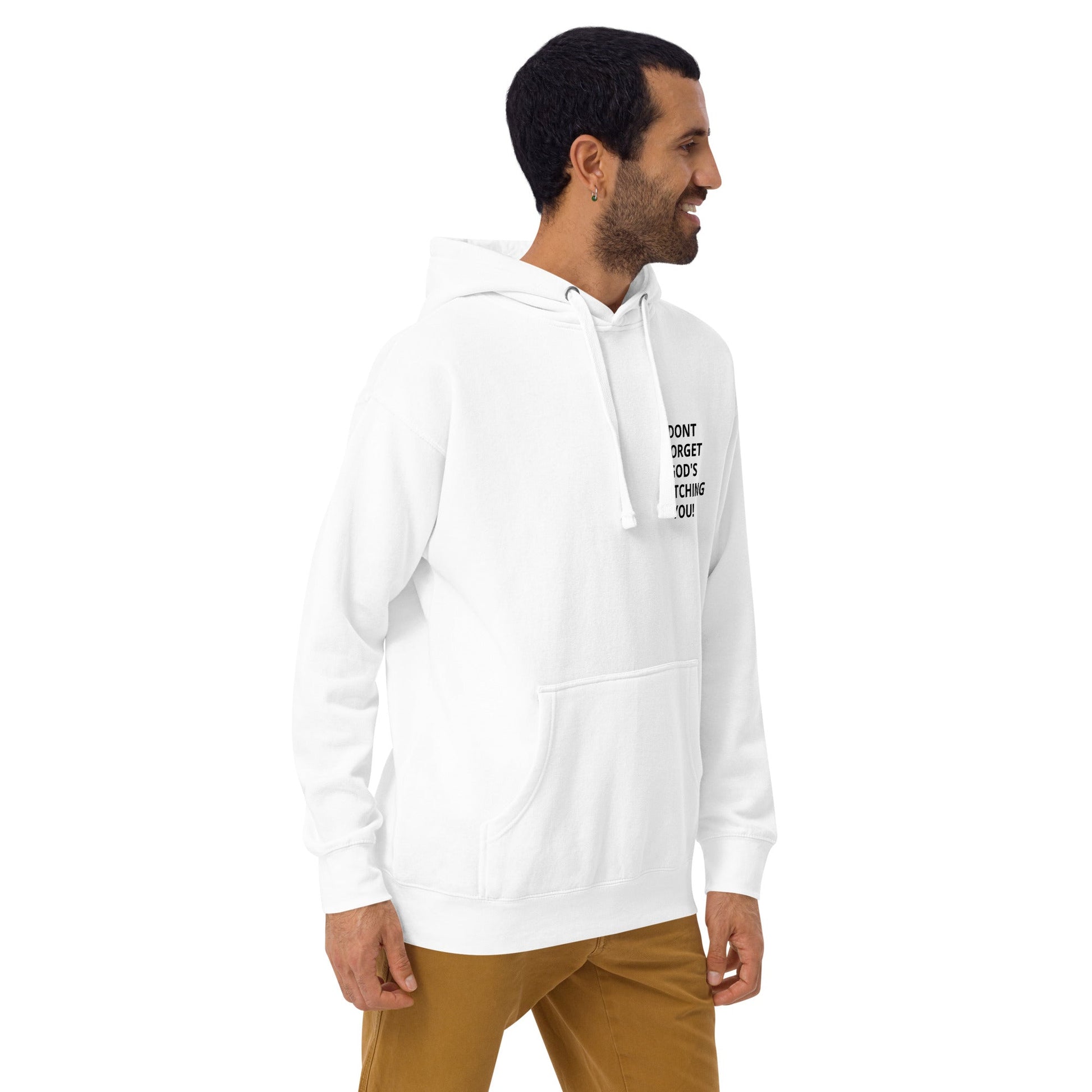 you know God's watching you! Hoodie - Stop and Shop 24